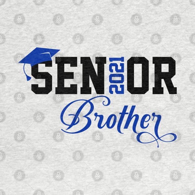Senior Brother 2021 T-Shirt by Hobbybox